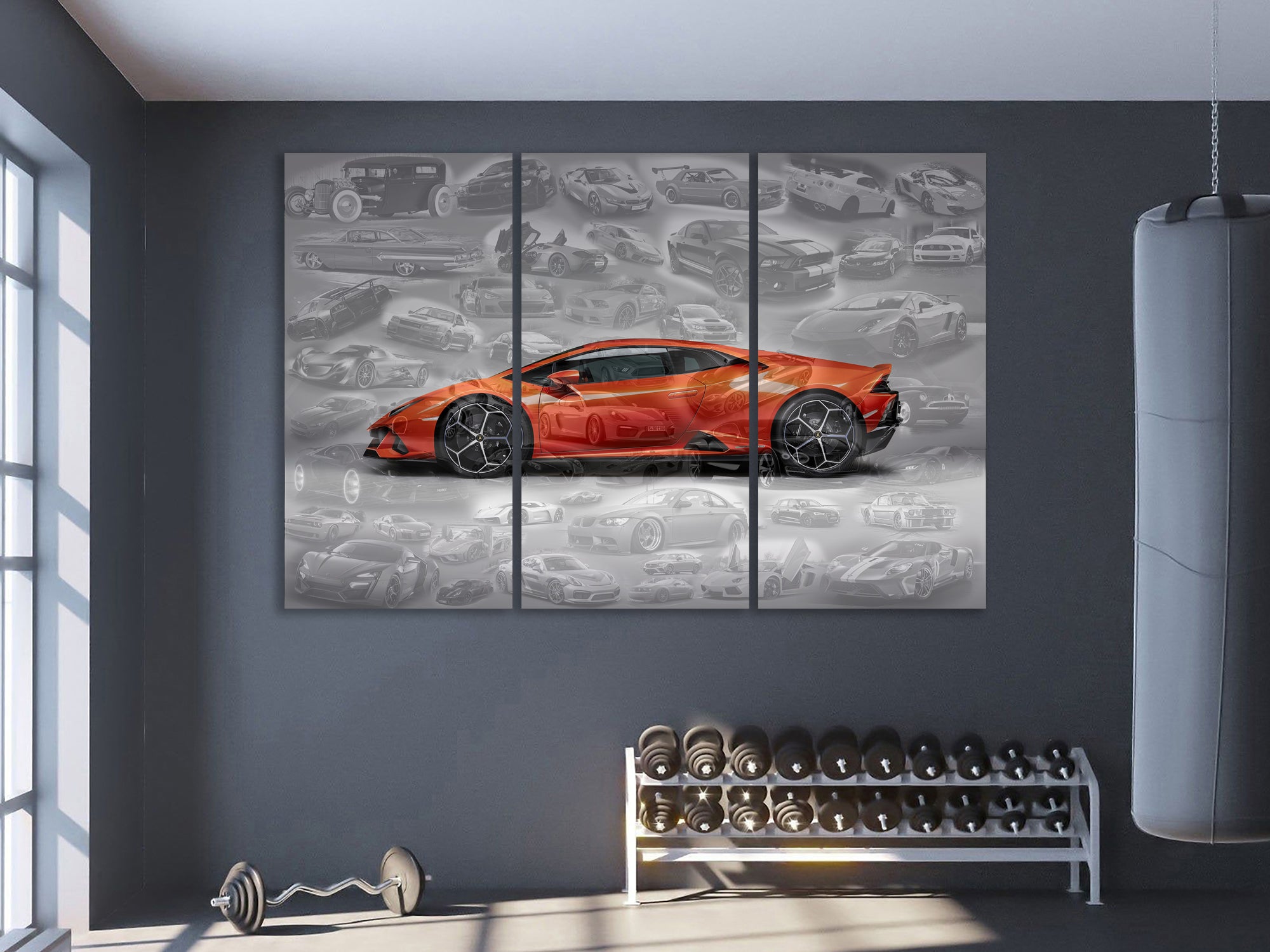 Ламборджини авто Lamborghini, друк на полотні