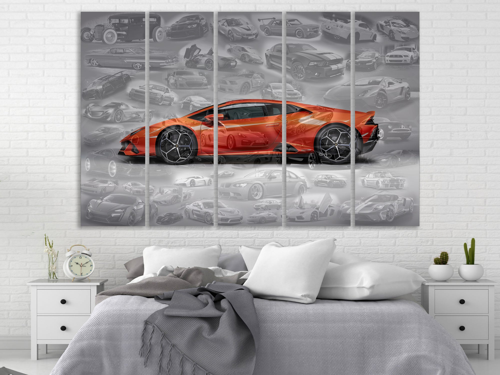 Ламборджини авто Lamborghini, друк на полотні