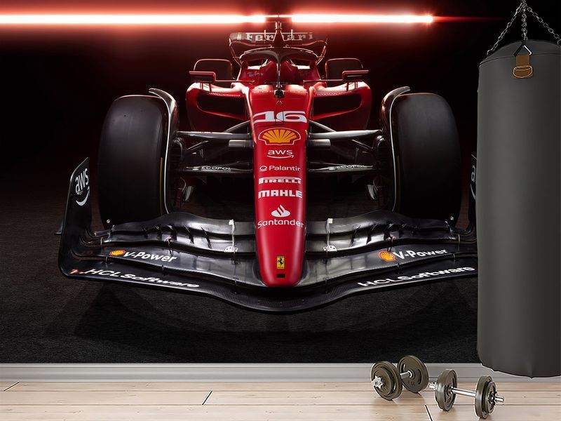 Флізелінові фотошпалери в кімнату, зал "Ferrari" S5CAR-019 фото