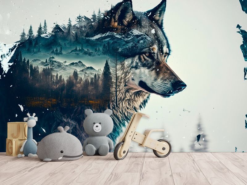 Флізелінові фотошпалери &laquo;Дика Гармонія&raquo; &mdash; сучасний графічний декор під ваші індивідуальні розміри 180*120 см SPF-089 фото