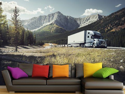 Фотошпалери &laquo;За крок до подорожі&raquo; &mdash; потужний 3D Volvo на самоклеючій плівці 180*120 см S5CAR-006 фото