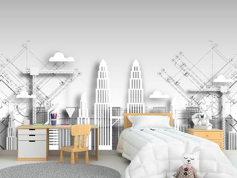 Фотошпалери з малюнком "Архітектура",бамбукові фотошпалери на стіну для дому SPF-019 фото