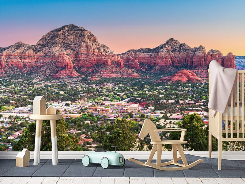 Самоклеюча плівка Oracal з малюнком "Capitol Butte Sedona", стильні фотошпалери для дому S5NTR-071 фото