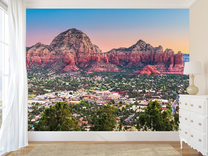 Самоклеюча плівка Oracal з малюнком "Capitol Butte Sedona", стильні фотошпалери для дому S5NTR-071 фото