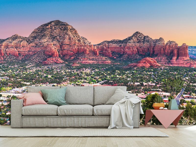 Самоклеюча плівка Oracal з малюнком "Capitol Butte Sedona", стильні фотошпалери для дому S5NTR-071 фото