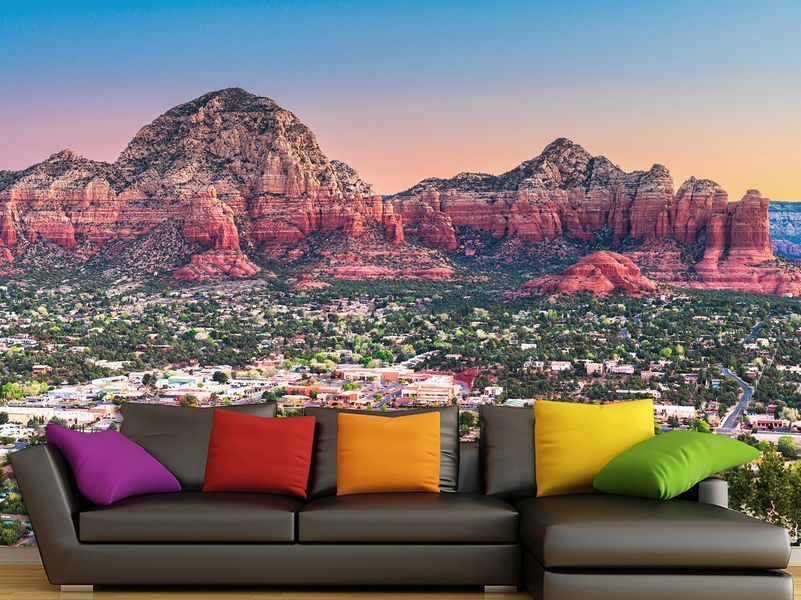 Самоклеюча плівка Oracal з малюнком "Capitol Butte Sedona", стильні фотошпалери для дому S5NTR-071 фото