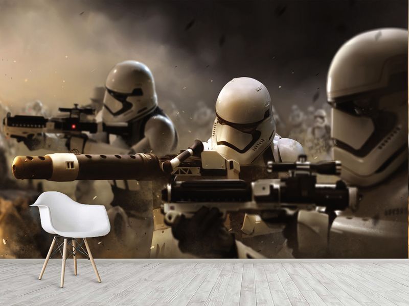 Флізелінові фотошпалери "Зоряні війни STAR WARS", декор для спальні, залу на преміальному флізеліні 112*75 см SPF-067/м фото