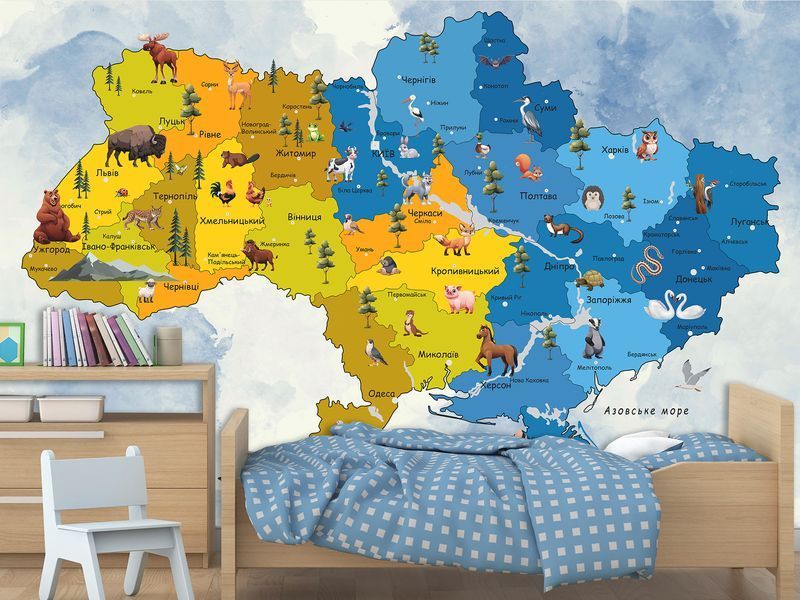 Фотошпалери &laquo;Подорож Україною&raquo; &mdash; виразне арт-полотнище для створення атмосфери відкриттів на флізеліні 45*30 см WMK-025 фото
