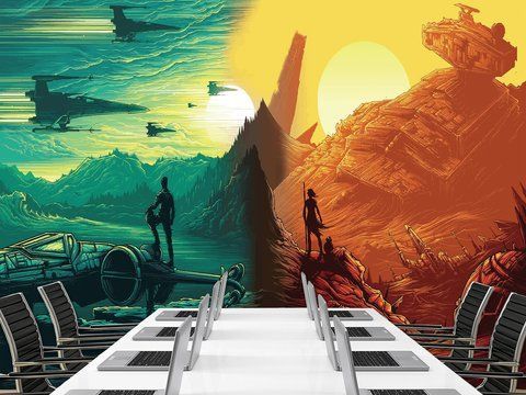 Флізелінові фотошпалери на стіну "Зоряні війни STAR WARS", фото шпалери для декору SPF-057/м фото