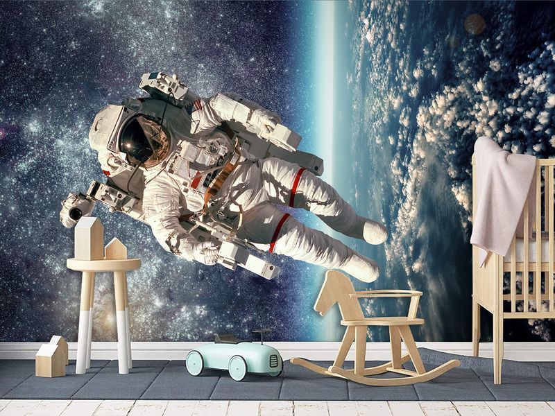 Еко-фотошпалери &laquo;Політ до зірок&raquo; &mdash; безпечний флізеліновий декор для сучасної дитячої кімнати 180*120 см S5SPC-002 фото