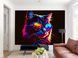 Флізелінові фотошпалери &laquo;Магія неонових фарб&raquo; &mdash; футуристичний котик для творчої атмосфери в дитячій 180*120 см SPF-105 фото 10