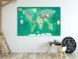 Картина на полотні дитяча карта світу, декор для стін у дитячу кімнату CS5KM-026/к фото 1