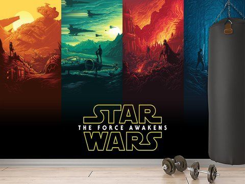 Флізелінові фото шпалери на стіну "Зоряні війни STAR WARS", шпалери для декору спальні SPF-058/м фото