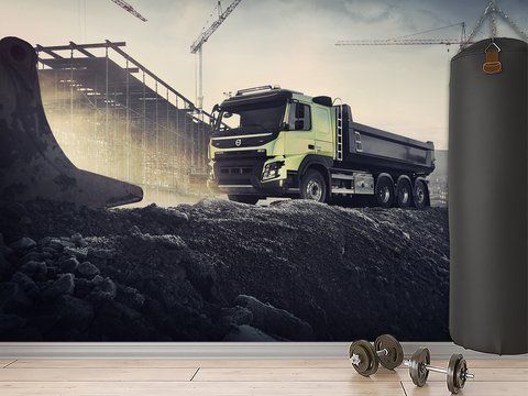 Самоклеючі фотошпалери &laquo;Volvo Drive 3D&raquo; &mdash; преміальний друк на плівці Oracal 180*120 см S5CAR-007 фото