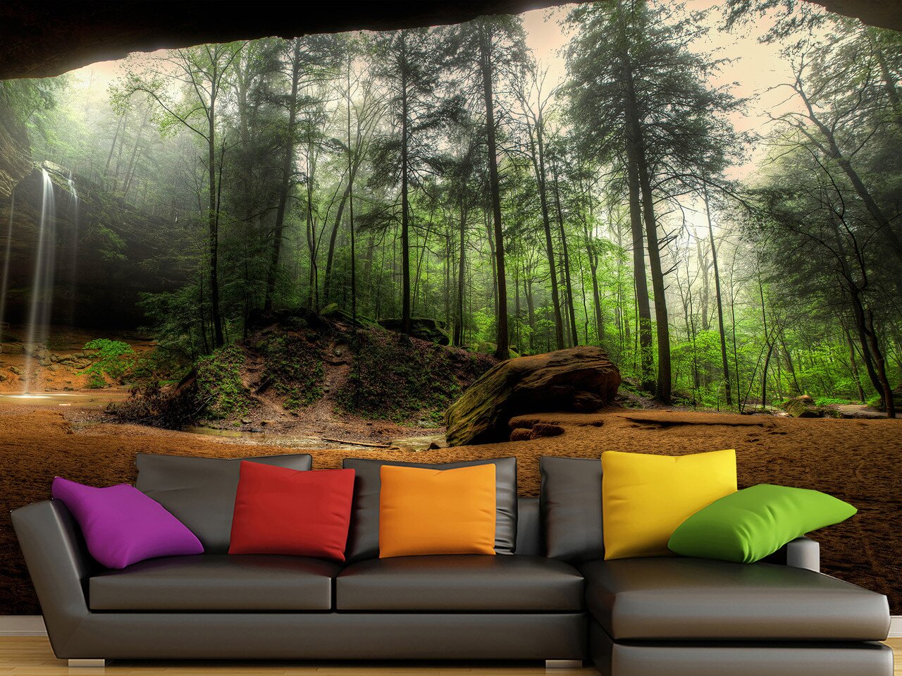 Самоклеючі 3D фотошпалери з малюнком